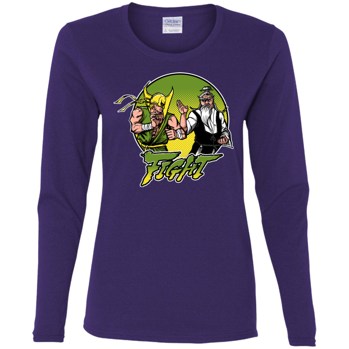 T-Shirts Purple / S Fight Women's Long Sleeve T-Shirt
