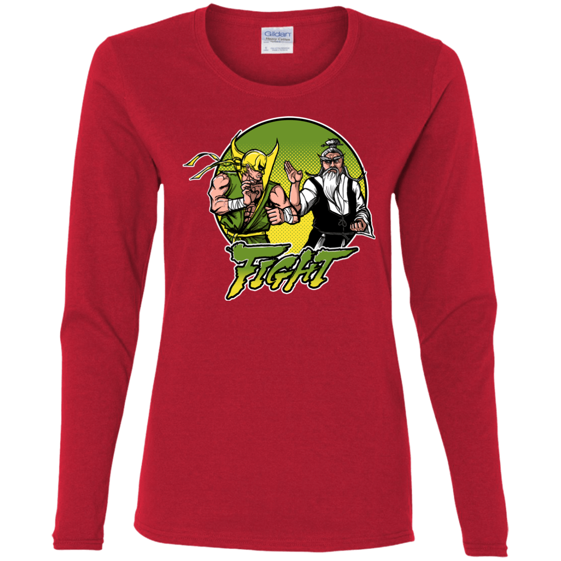 T-Shirts Red / S Fight Women's Long Sleeve T-Shirt