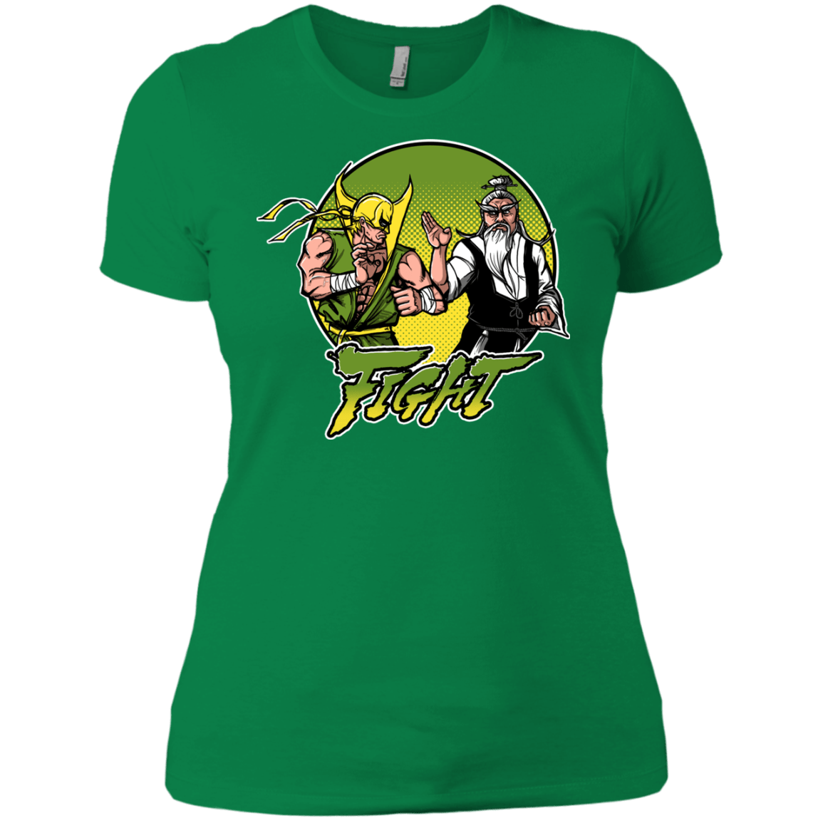 T-Shirts Kelly Green / X-Small Fight Women's Premium T-Shirt