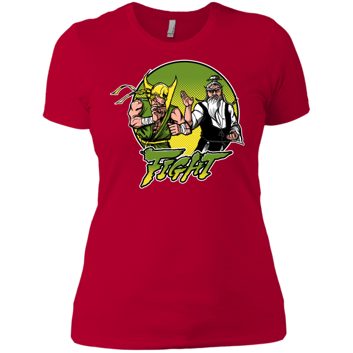 T-Shirts Red / X-Small Fight Women's Premium T-Shirt