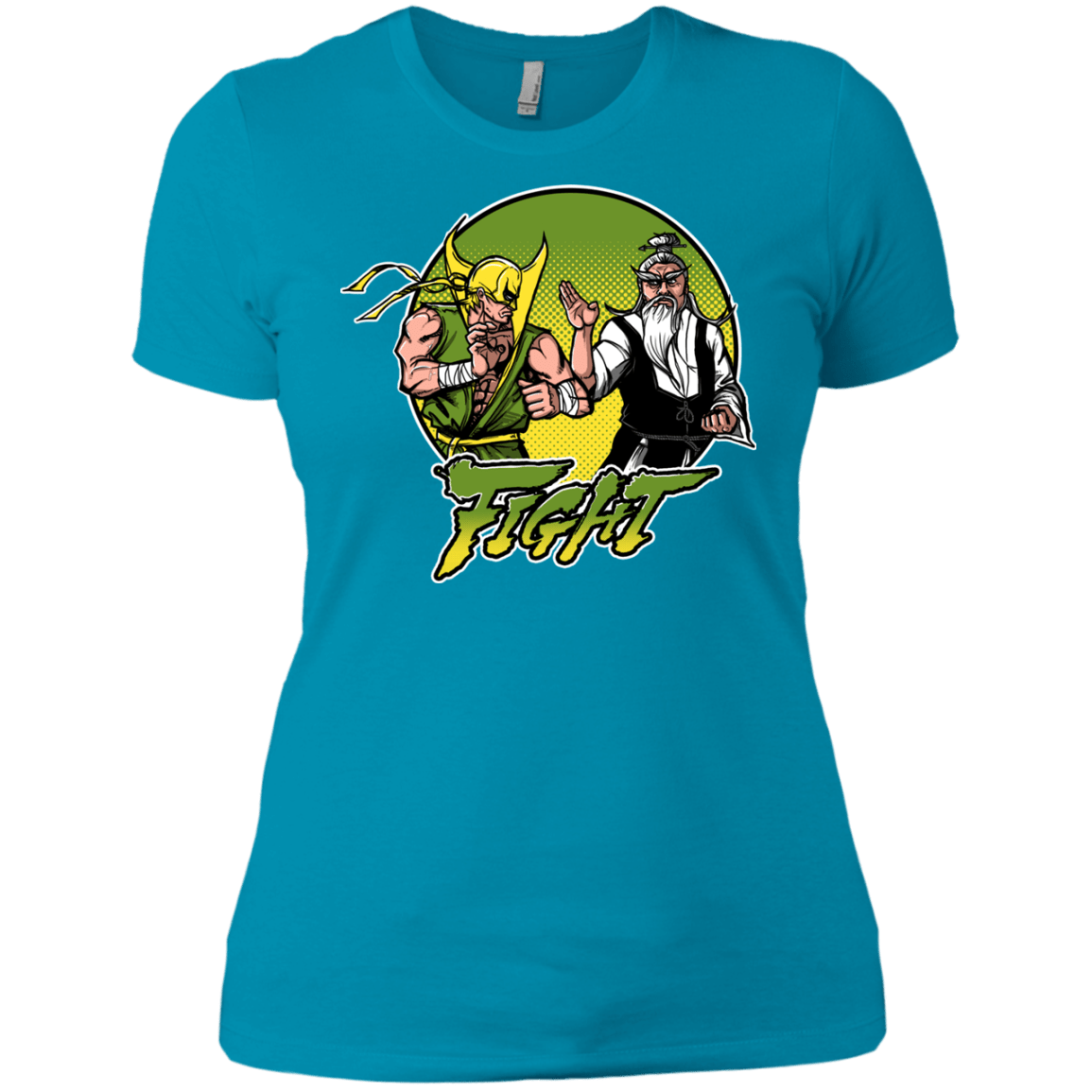 T-Shirts Turquoise / X-Small Fight Women's Premium T-Shirt