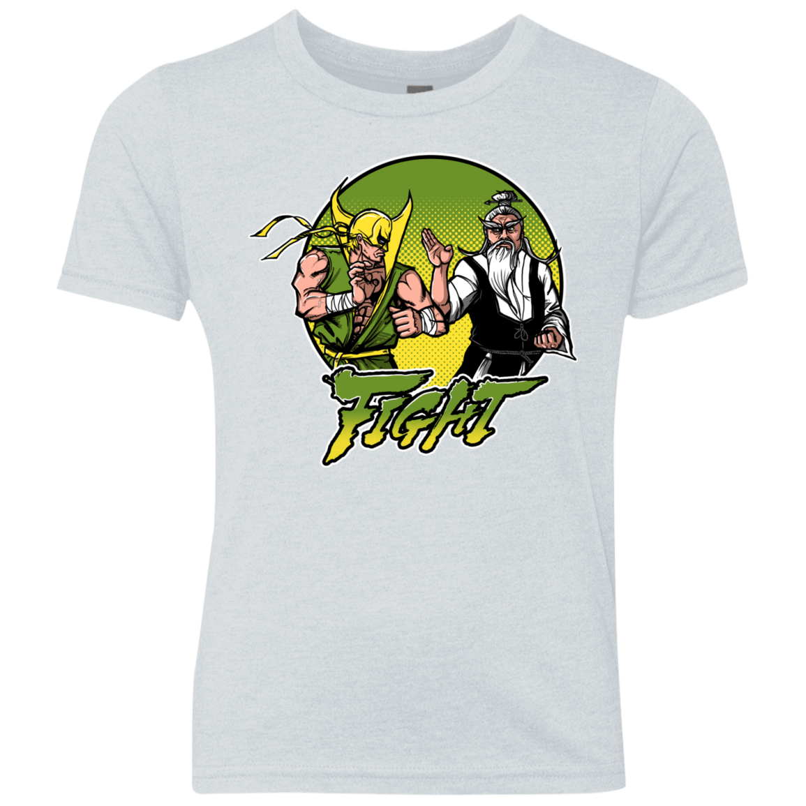T-Shirts Heather White / YXS Fight Youth Triblend T-Shirt