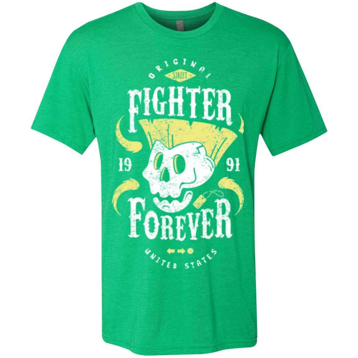 T-Shirts Envy / Small Fighter Forever Guile Men's Triblend T-Shirt