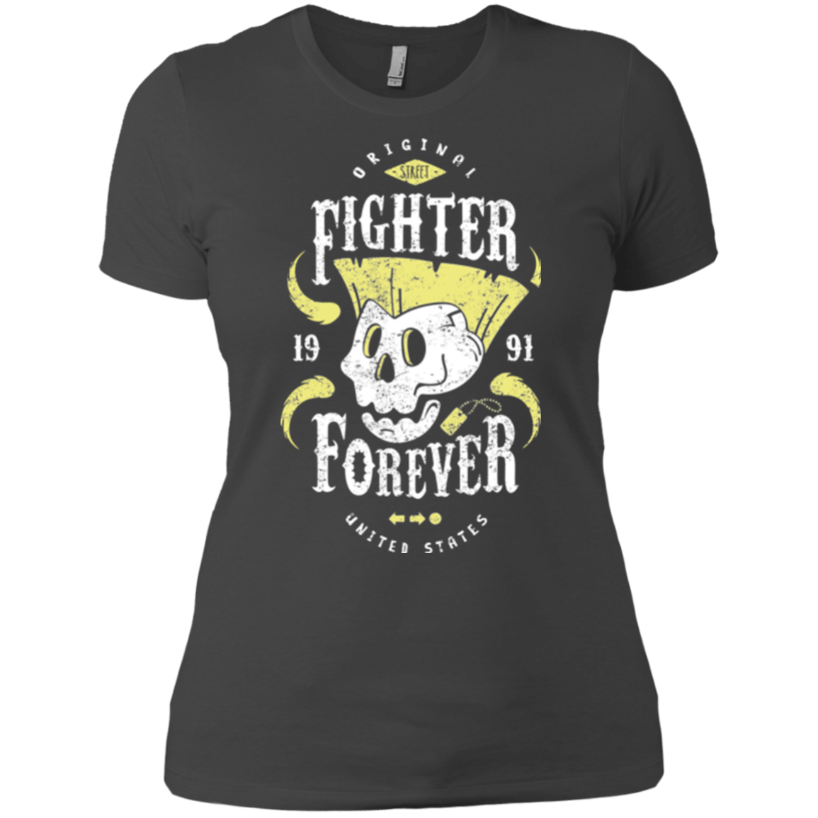T-Shirts Heavy Metal / X-Small Fighter Forever Guile Women's Premium T-Shirt
