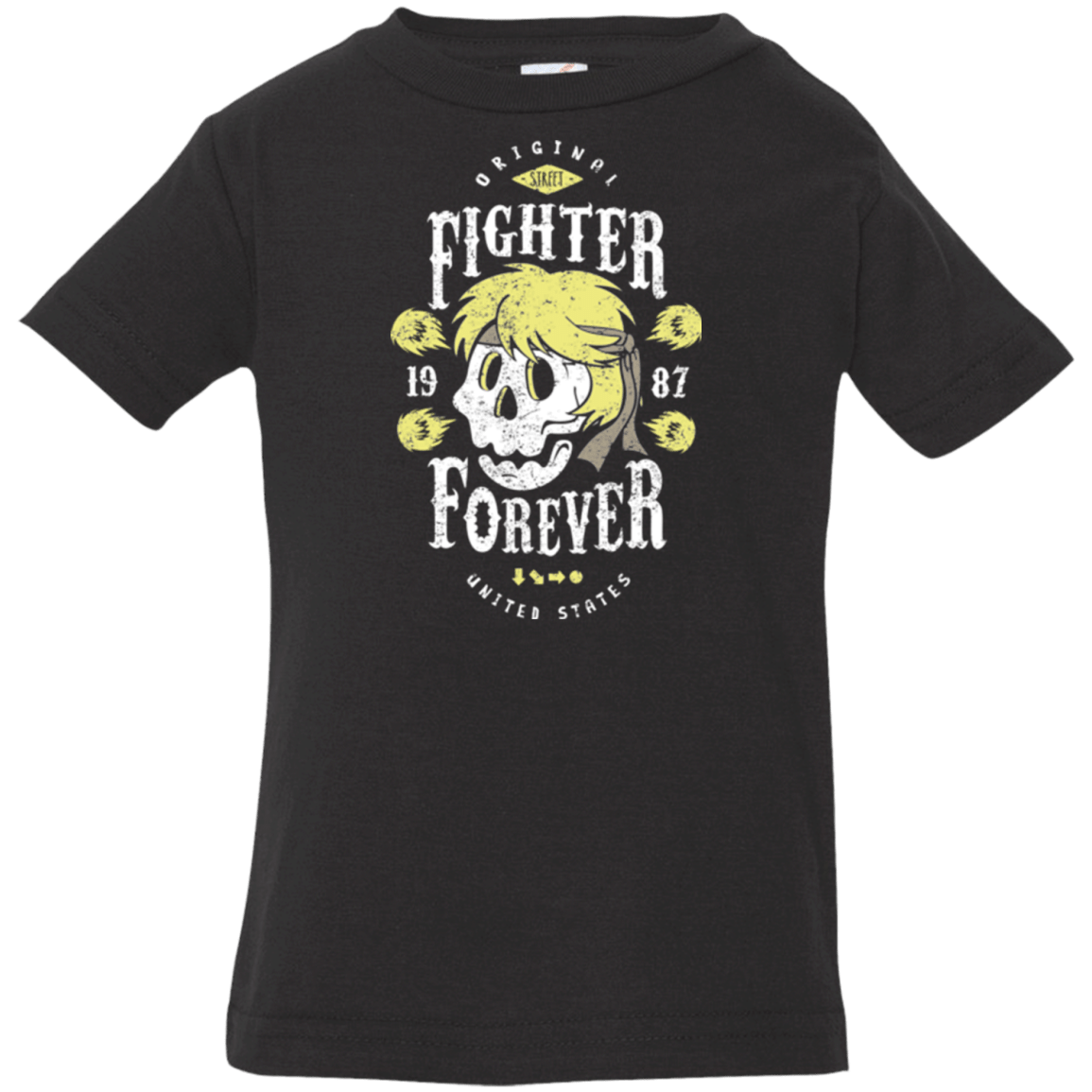 T-Shirts Black / 6 Months Fighter Forever Ken Infant Premium T-Shirt