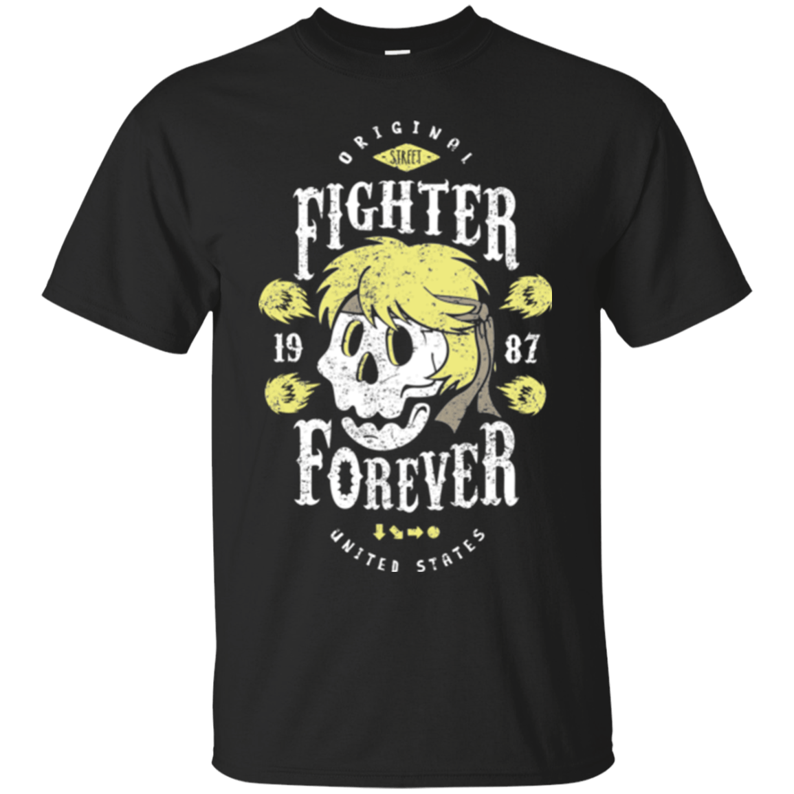 T-Shirts Black / Small Fighter Forever Ken T-Shirt