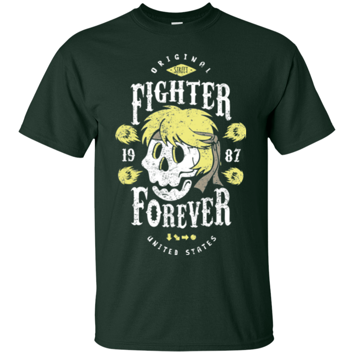 T-Shirts Forest Green / Small Fighter Forever Ken T-Shirt