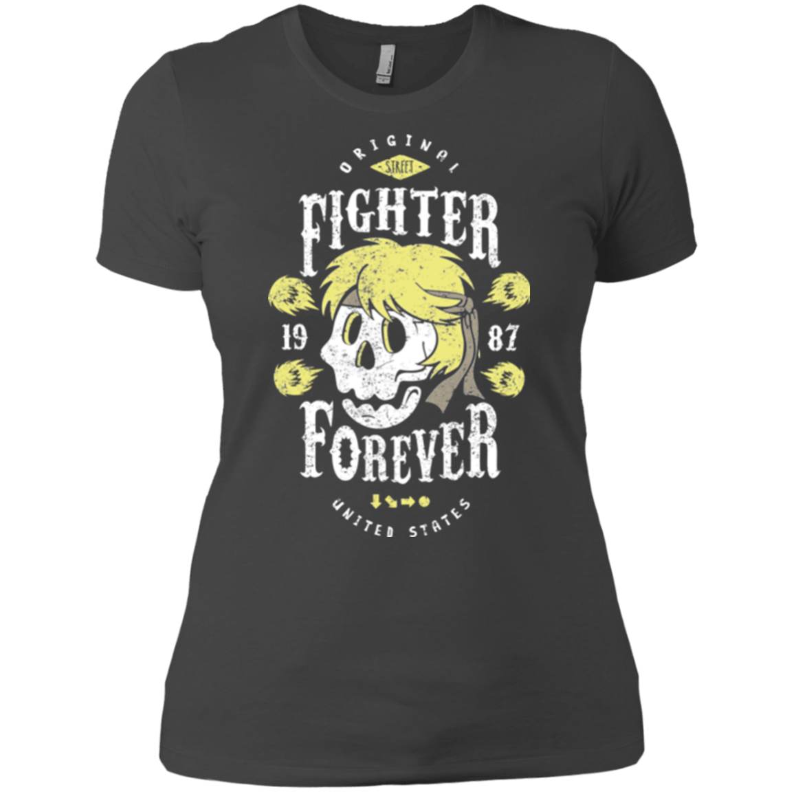 T-Shirts Heavy Metal / X-Small Fighter Forever Ken Women's Premium T-Shirt