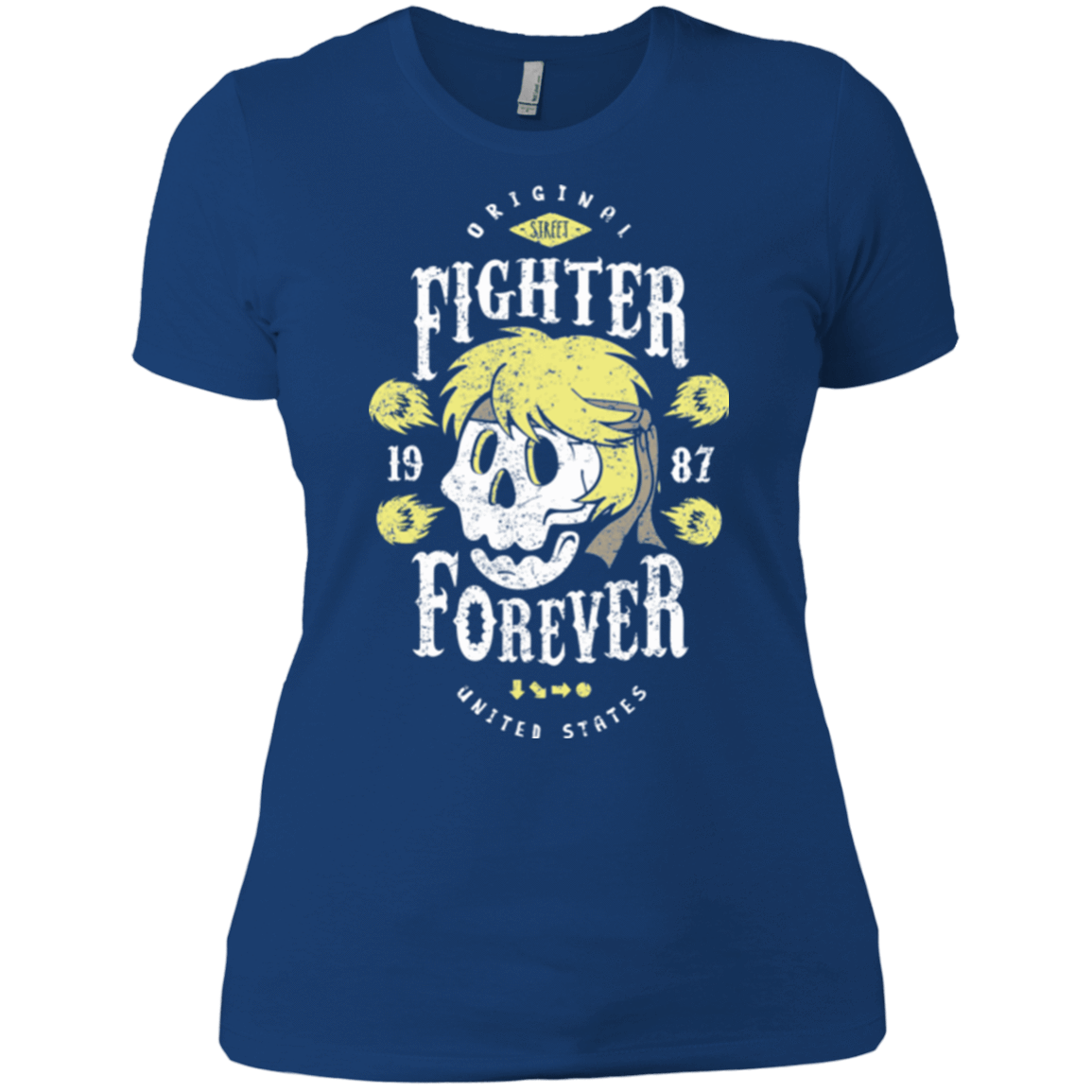 T-Shirts Royal / X-Small Fighter Forever Ken Women's Premium T-Shirt
