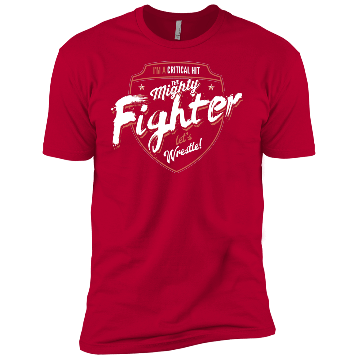 T-Shirts Red / X-Small Fighter Men's Premium T-Shirt