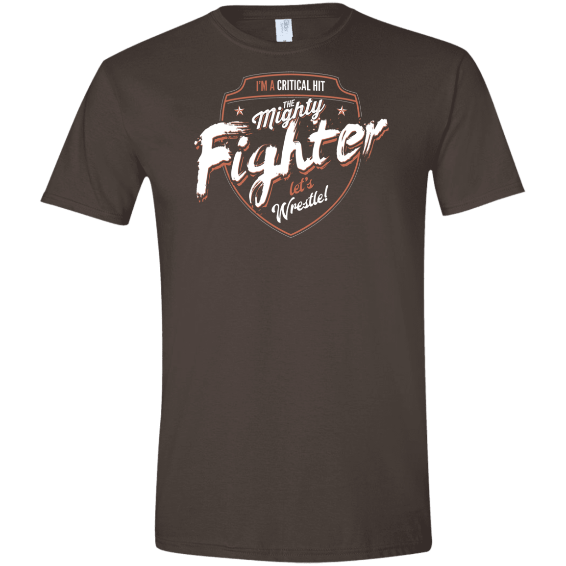 T-Shirts Dark Chocolate / S Fighter Men's Semi-Fitted Softstyle