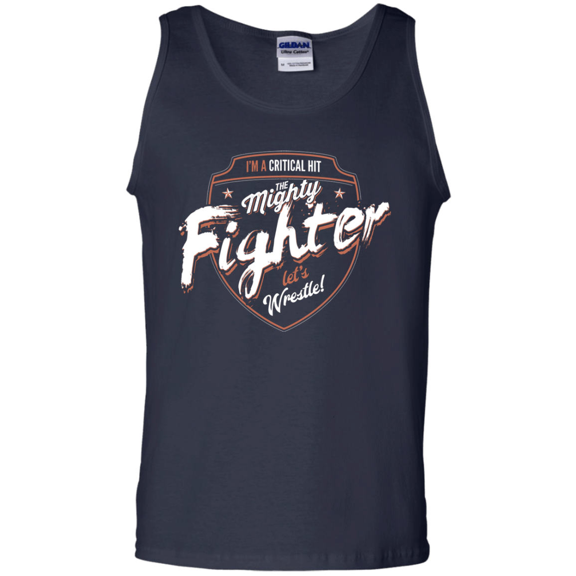 T-Shirts Navy / S Fighter Men's Tank Top
