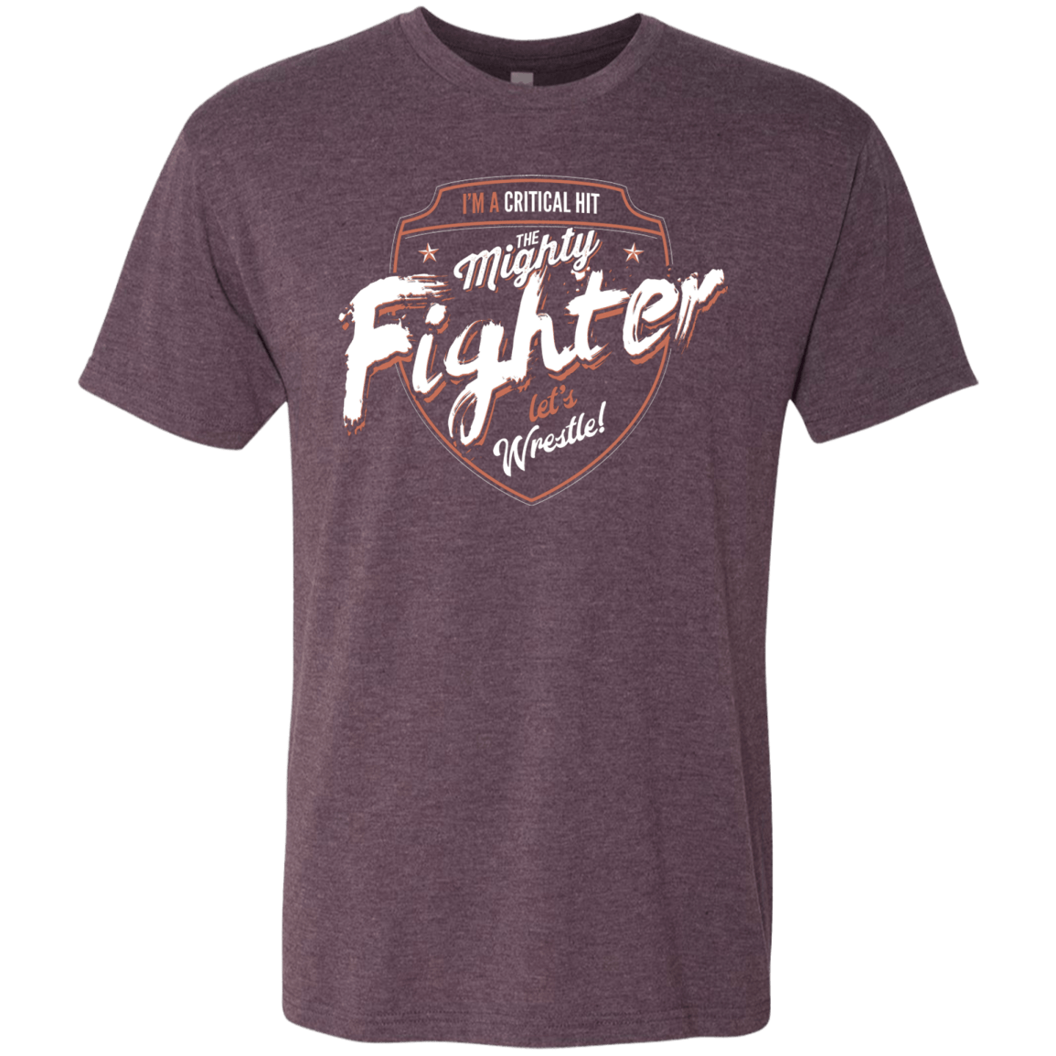 T-Shirts Vintage Purple / S Fighter Men's Triblend T-Shirt