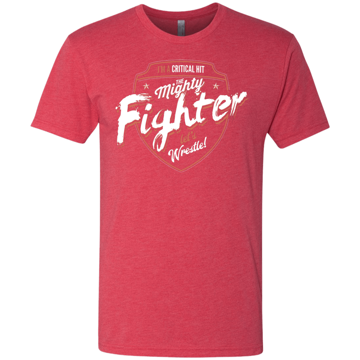 T-Shirts Vintage Red / S Fighter Men's Triblend T-Shirt