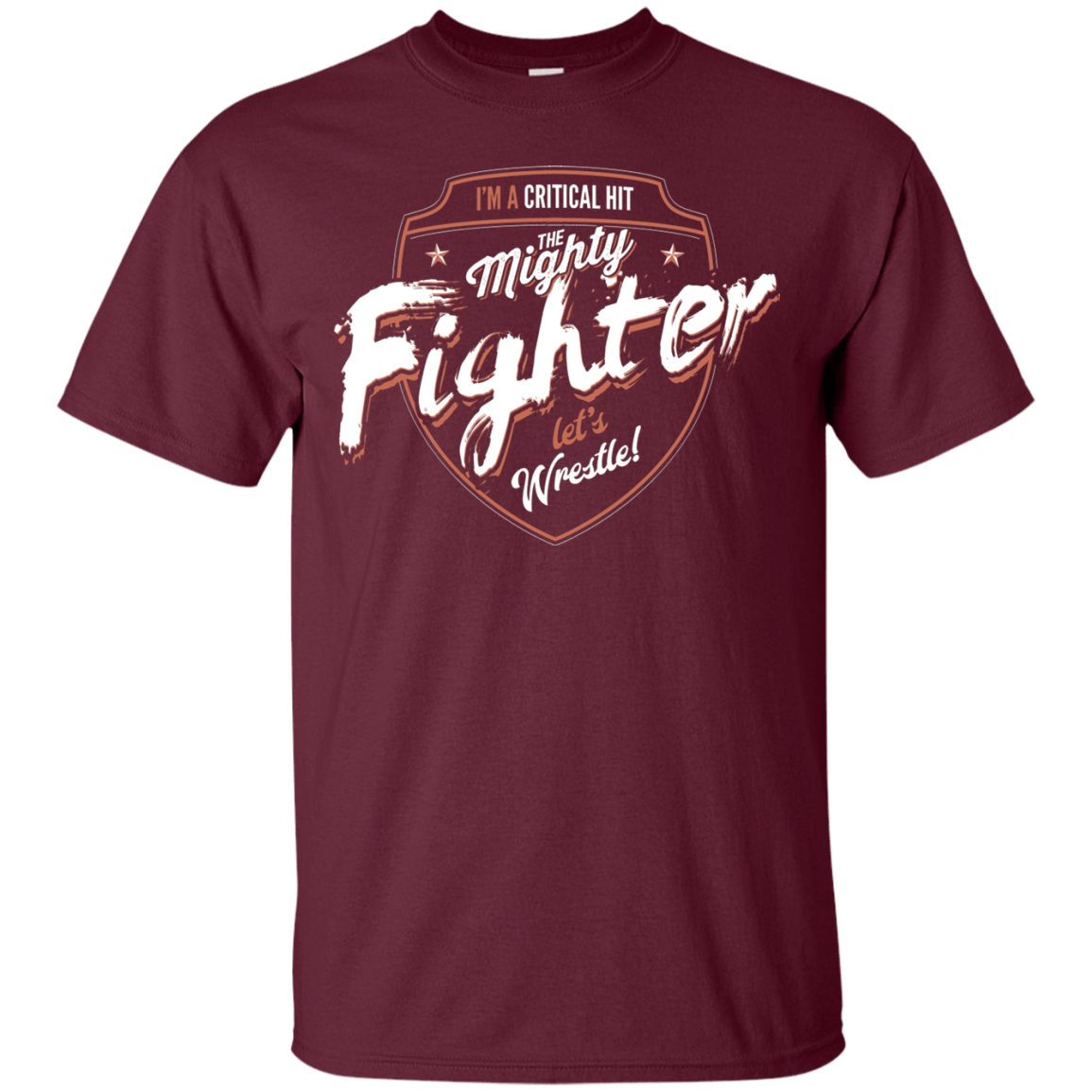 T-Shirts Maroon / S Fighter T-Shirt