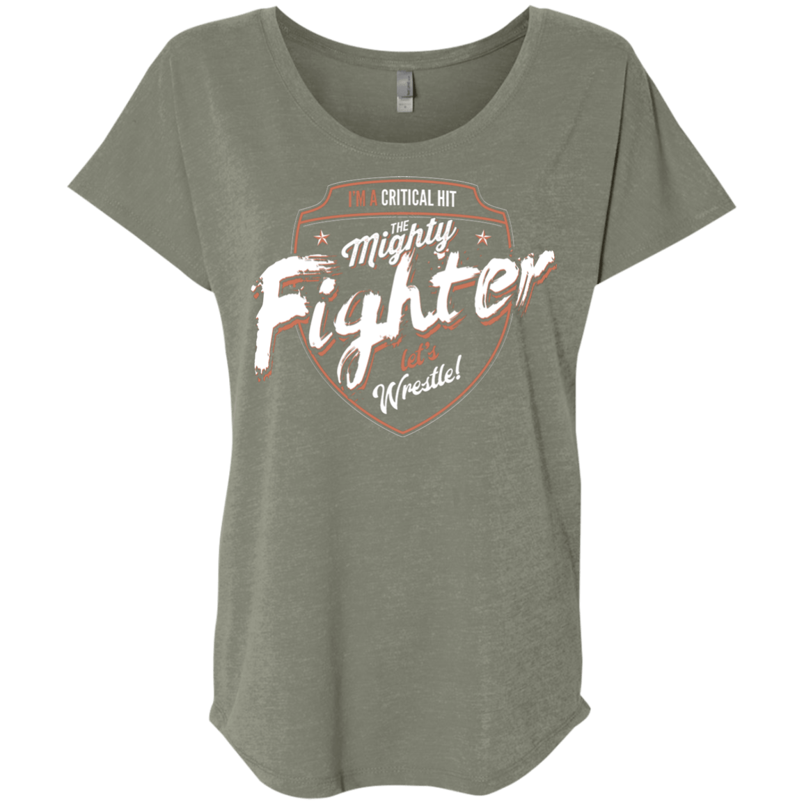 T-Shirts Venetian Grey / X-Small Fighter Triblend Dolman Sleeve