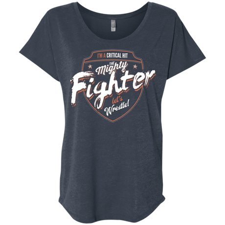 T-Shirts Vintage Navy / X-Small Fighter Triblend Dolman Sleeve