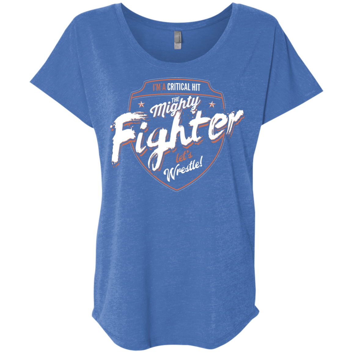 T-Shirts Vintage Royal / X-Small Fighter Triblend Dolman Sleeve