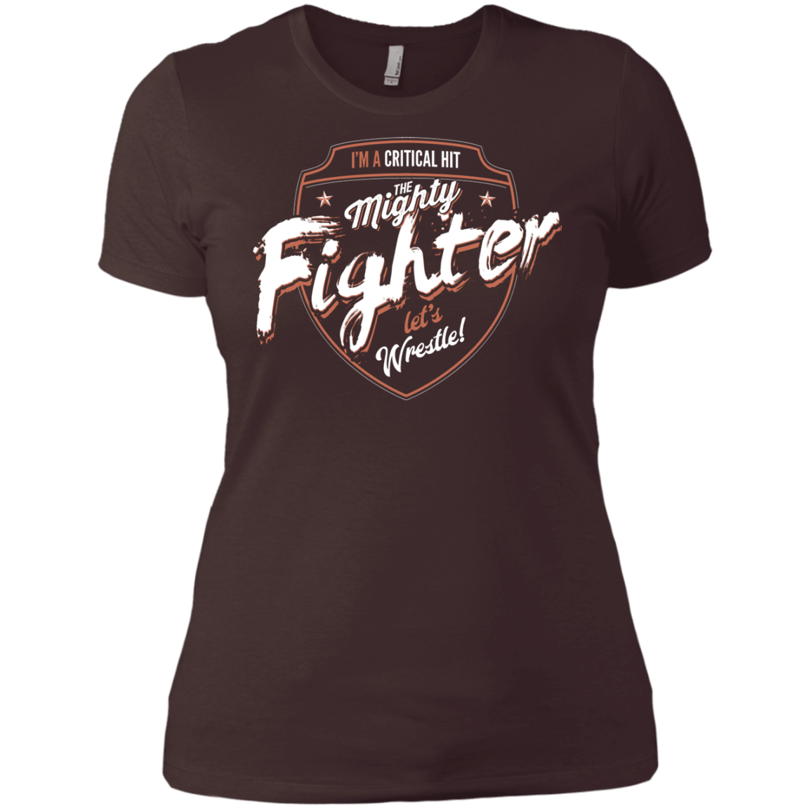 T-Shirts Dark Chocolate / X-Small Fighter Women's Premium T-Shirt