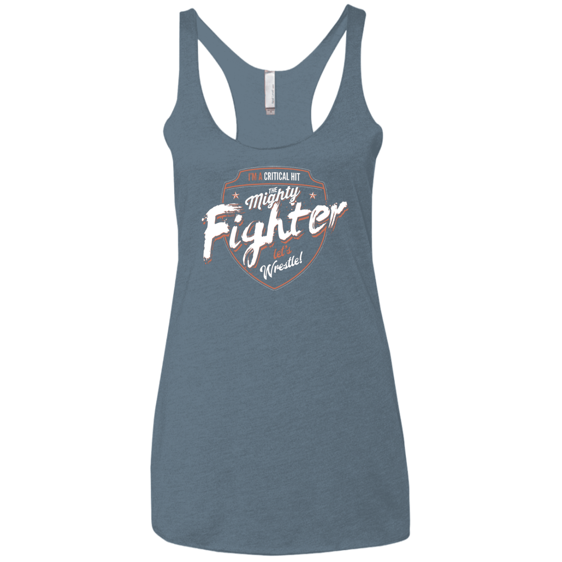T-Shirts Indigo / X-Small Fighter Women's Triblend Racerback Tank
