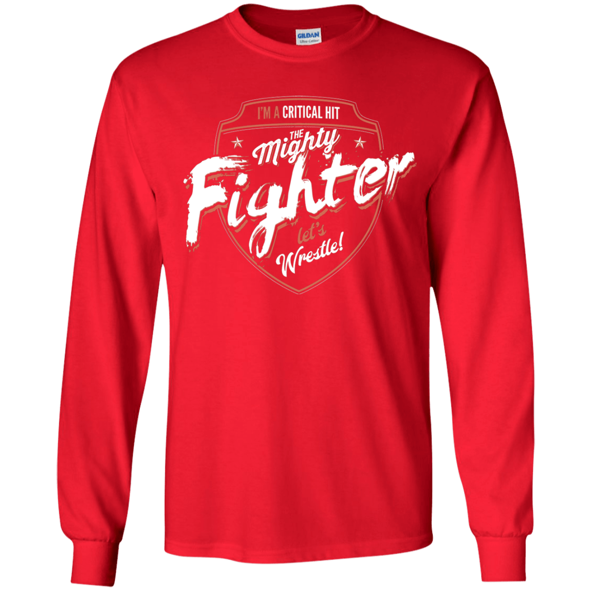T-Shirts Red / YS Fighter Youth Long Sleeve T-Shirt