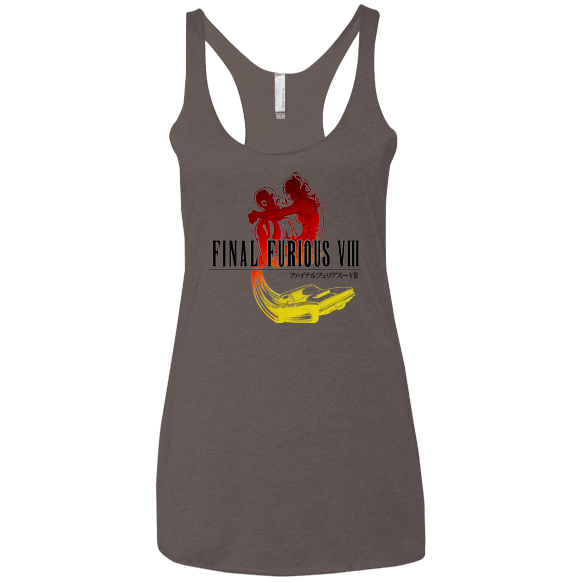T-Shirts Macchiato / X-Small Final Furious 8 Women's Triblend Racerback Tank
