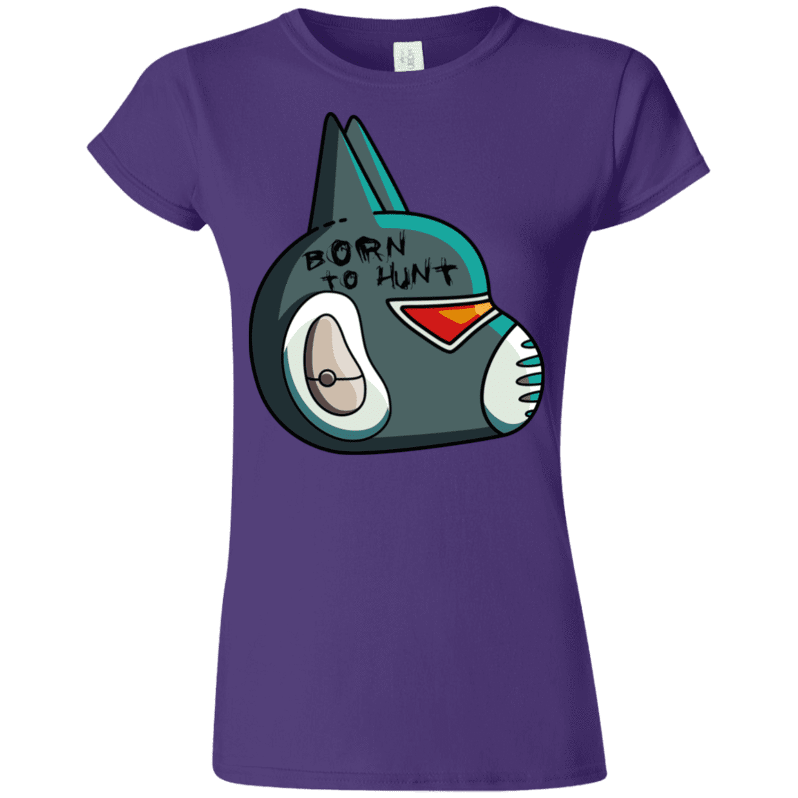 T-Shirts Purple / S Final Space Avocato Born To Hunt Junior Slimmer-Fit T-Shirt