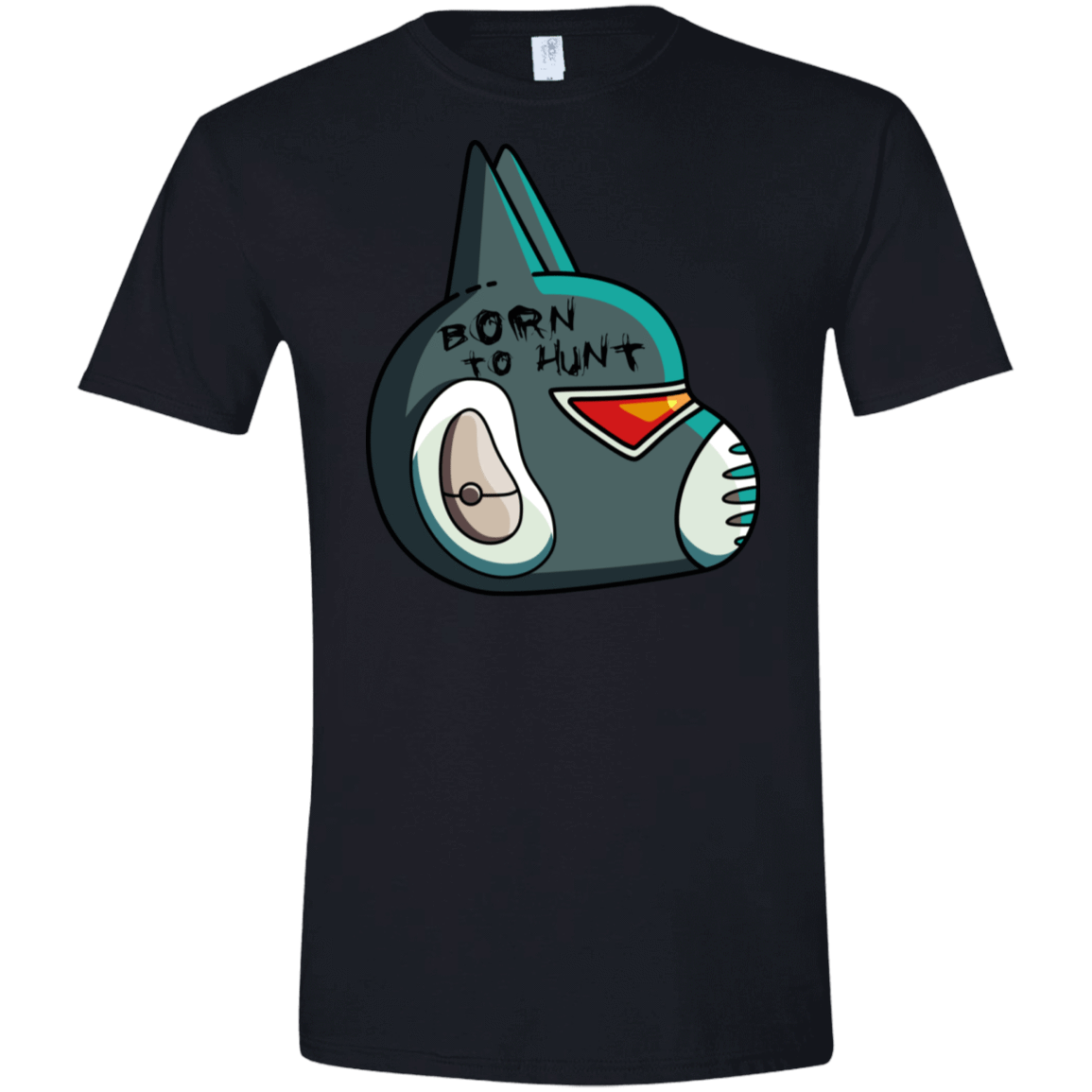 T-Shirts Black / X-Small Final Space Avocato Born To Hunt Men's Semi-Fitted Softstyle