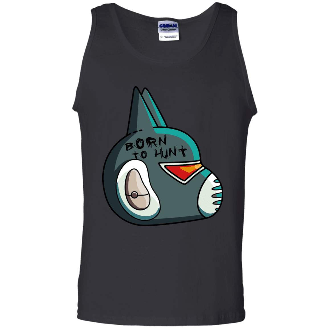 T-Shirts Black / S Final Space Avocato Born To Hunt Men's Tank Top