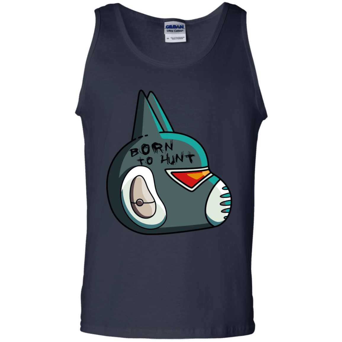 T-Shirts Navy / S Final Space Avocato Born To Hunt Men's Tank Top
