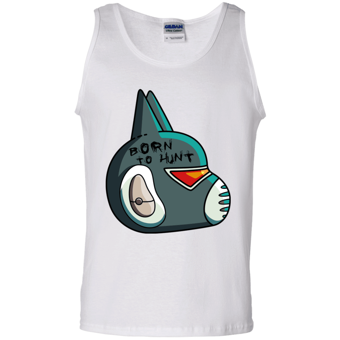 T-Shirts White / S Final Space Avocato Born To Hunt Men's Tank Top