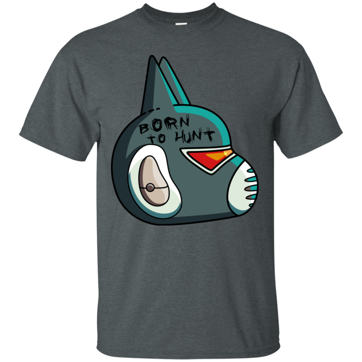 T-Shirts Dark Heather / S Final Space Avocato Born To Hunt T-Shirt