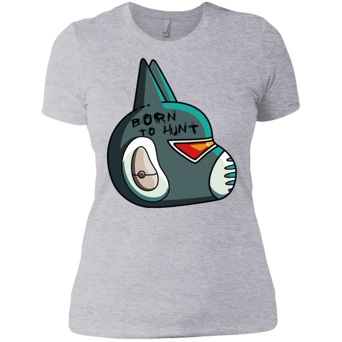 T-Shirts Heather Grey / X-Small Final Space Avocato Born To Hunt Women's Premium T-Shirt
