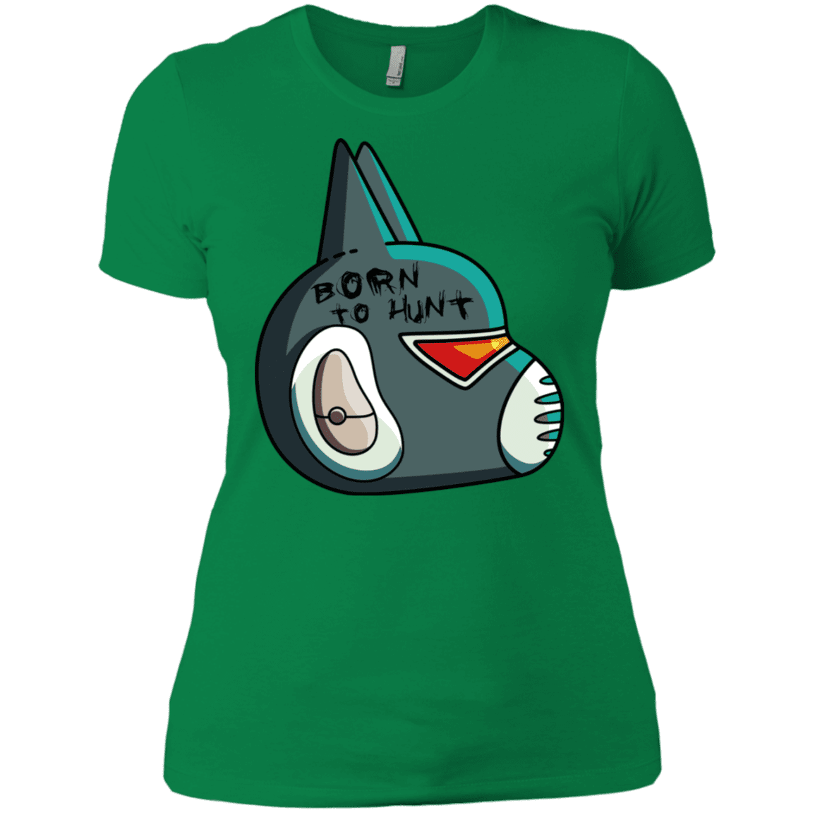 T-Shirts Kelly Green / X-Small Final Space Avocato Born To Hunt Women's Premium T-Shirt
