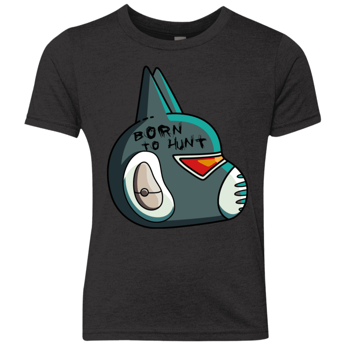 T-Shirts Vintage Black / YXS Final Space Avocato Born To Hunt Youth Triblend T-Shirt