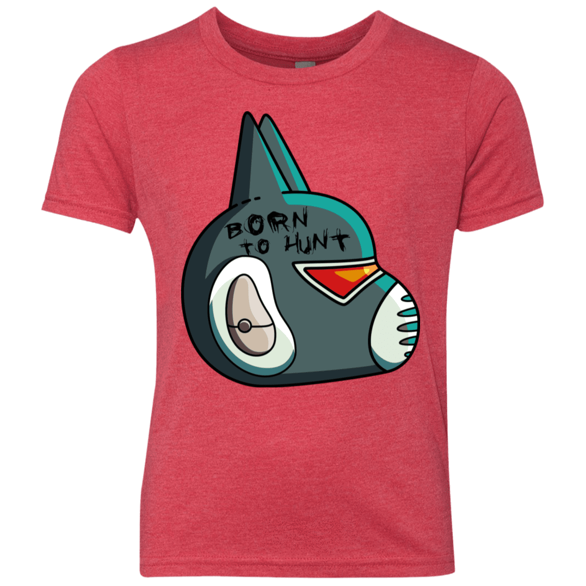 T-Shirts Vintage Red / YXS Final Space Avocato Born To Hunt Youth Triblend T-Shirt