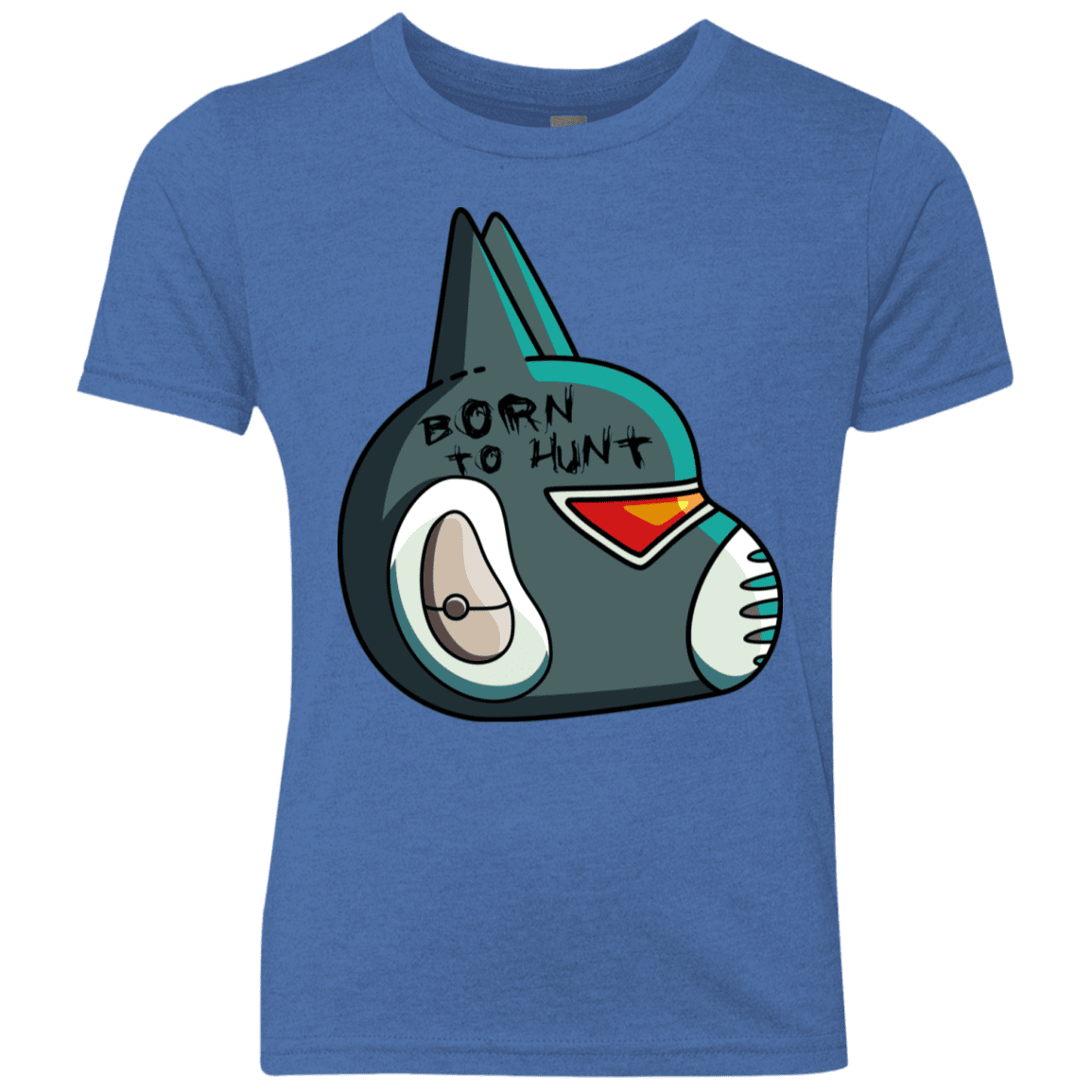 T-Shirts Vintage Royal / YXS Final Space Avocato Born To Hunt Youth Triblend T-Shirt