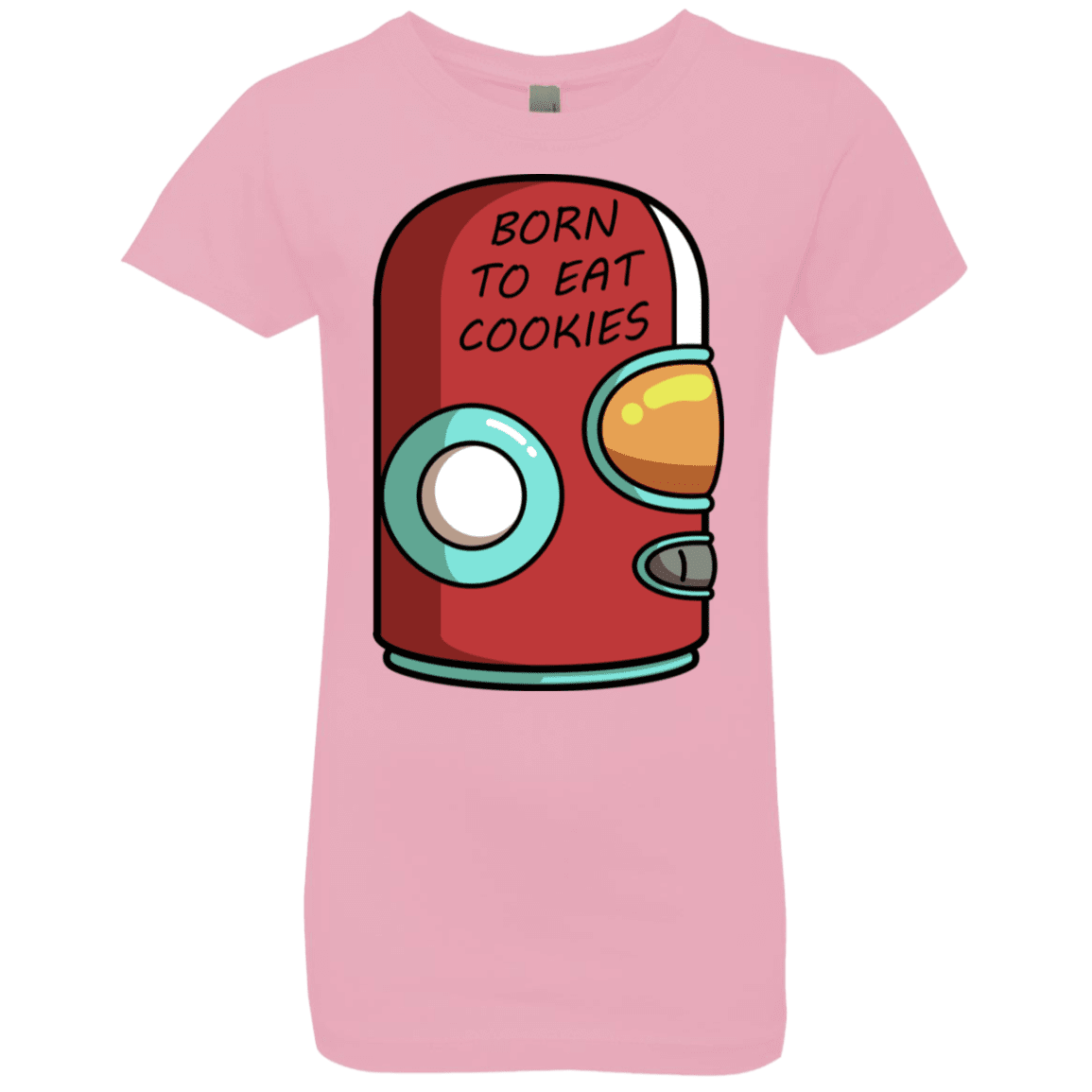 T-Shirts Light Pink / YXS Final Space Gary Born To Eat Cookies Girls Premium T-Shirt
