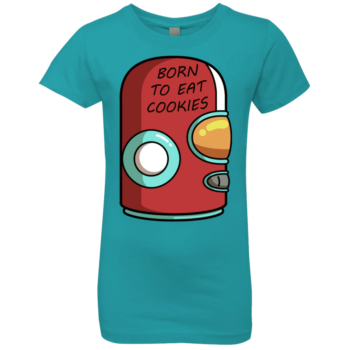T-Shirts Tahiti Blue / YXS Final Space Gary Born To Eat Cookies Girls Premium T-Shirt
