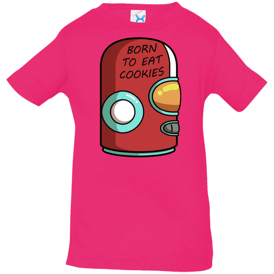 T-Shirts Hot Pink / 6 Months Final Space Gary Born To Eat Cookies Infant Premium T-Shirt
