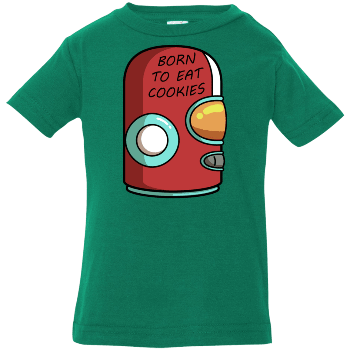 T-Shirts Kelly / 6 Months Final Space Gary Born To Eat Cookies Infant Premium T-Shirt