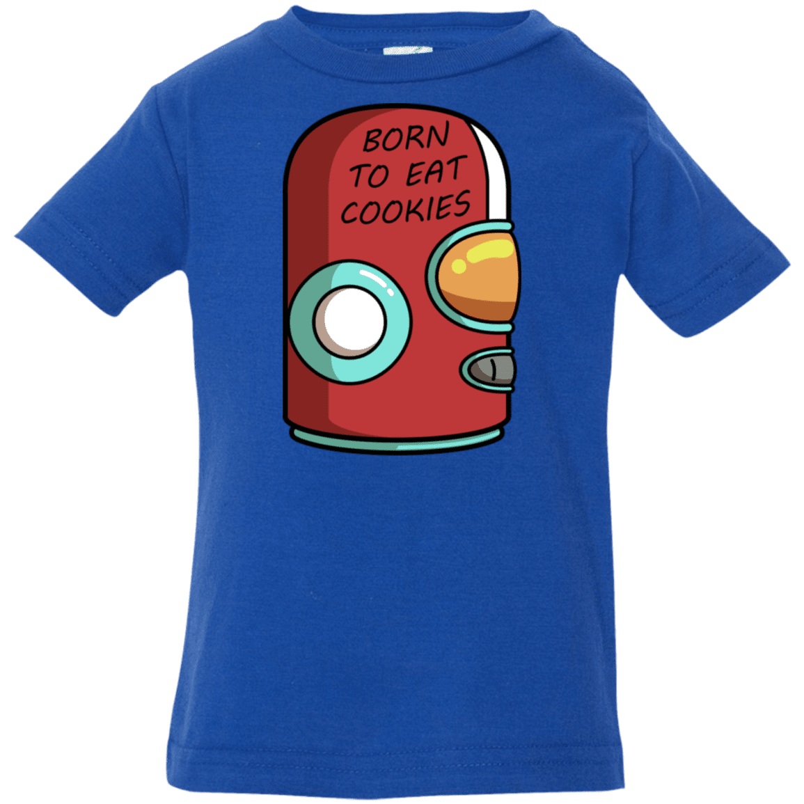 T-Shirts Royal / 6 Months Final Space Gary Born To Eat Cookies Infant Premium T-Shirt