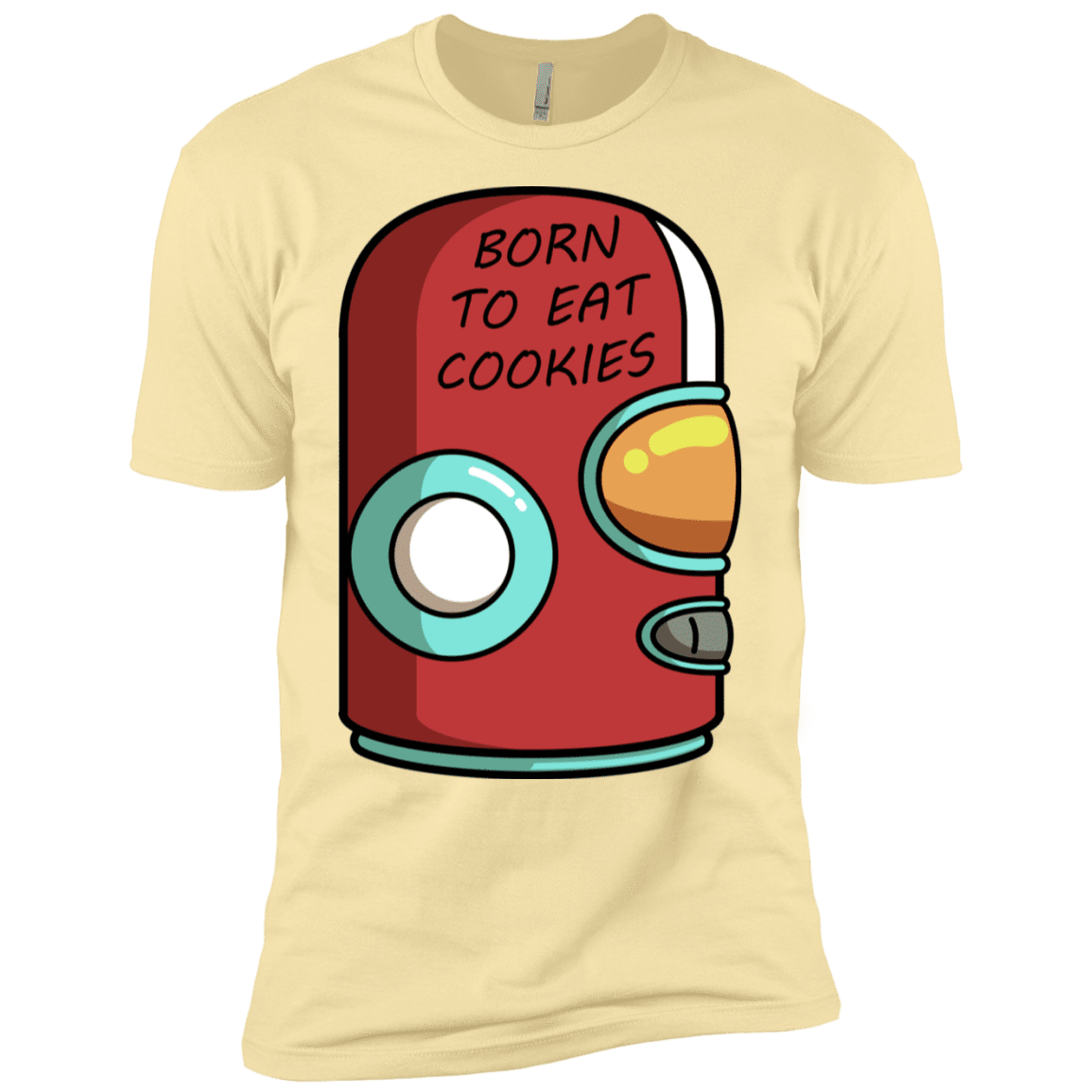 T-Shirts Banana Cream / X-Small Final Space Gary Born To Eat Cookies Men's Premium T-Shirt