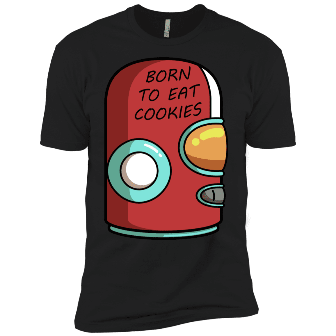 T-Shirts Black / X-Small Final Space Gary Born To Eat Cookies Men's Premium T-Shirt