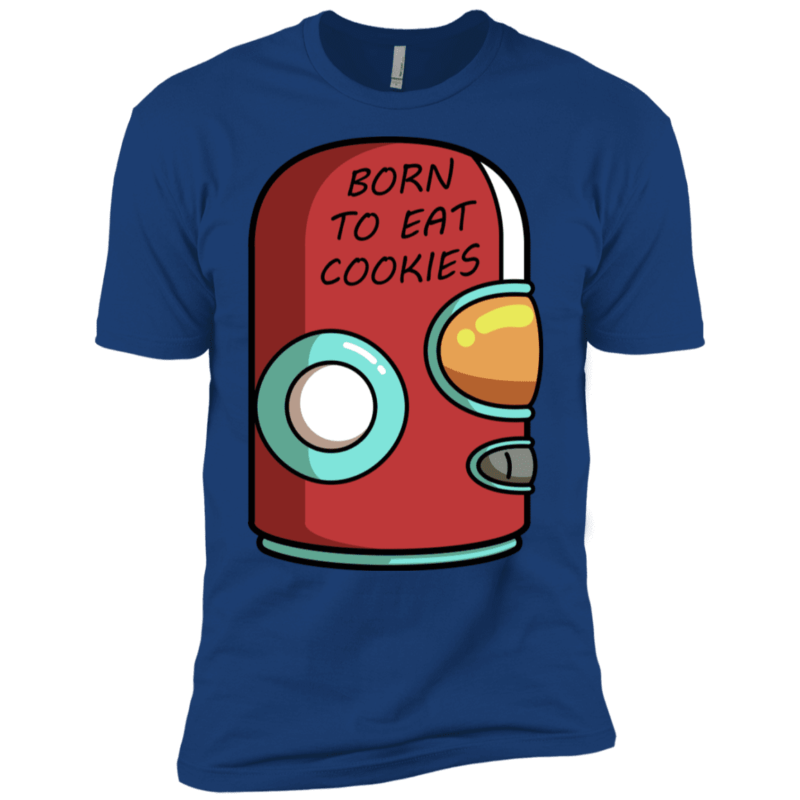 T-Shirts Royal / X-Small Final Space Gary Born To Eat Cookies Men's Premium T-Shirt