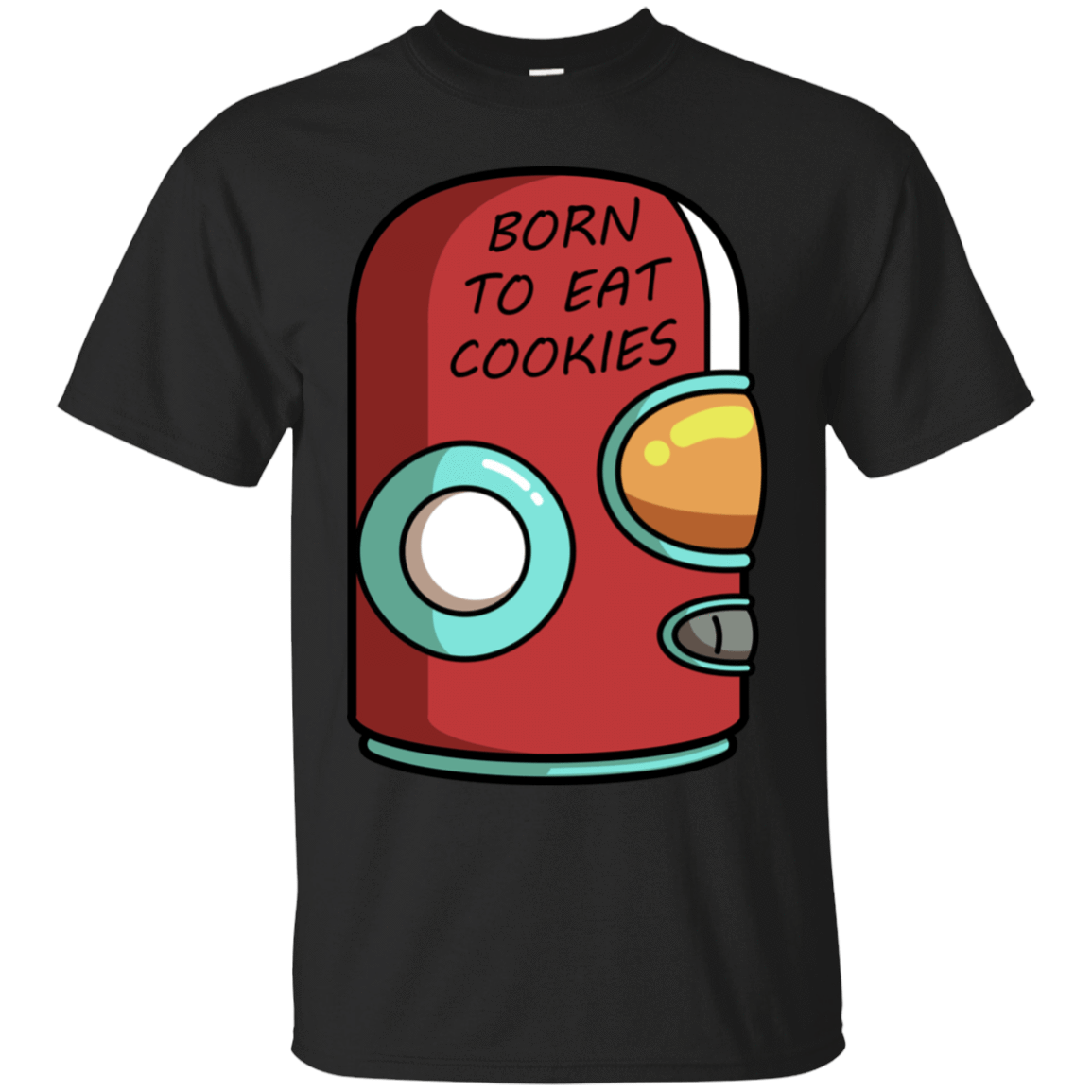 T-Shirts Black / S Final Space Gary Born To Eat Cookies T-Shirt