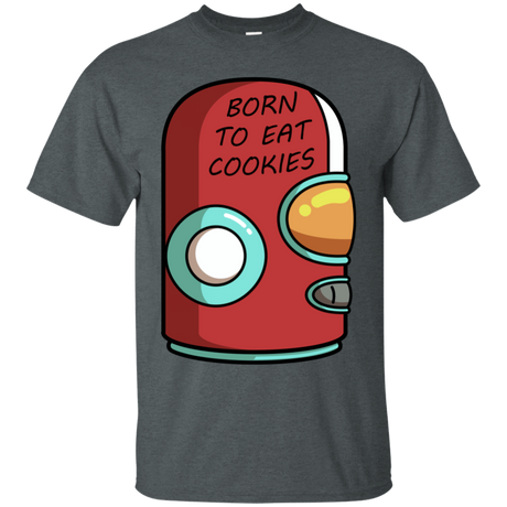 T-Shirts Dark Heather / S Final Space Gary Born To Eat Cookies T-Shirt