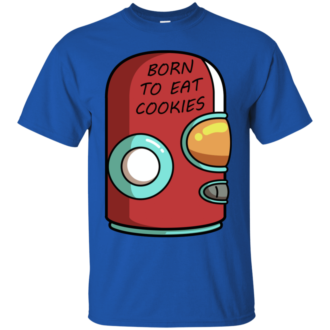 T-Shirts Royal / S Final Space Gary Born To Eat Cookies T-Shirt