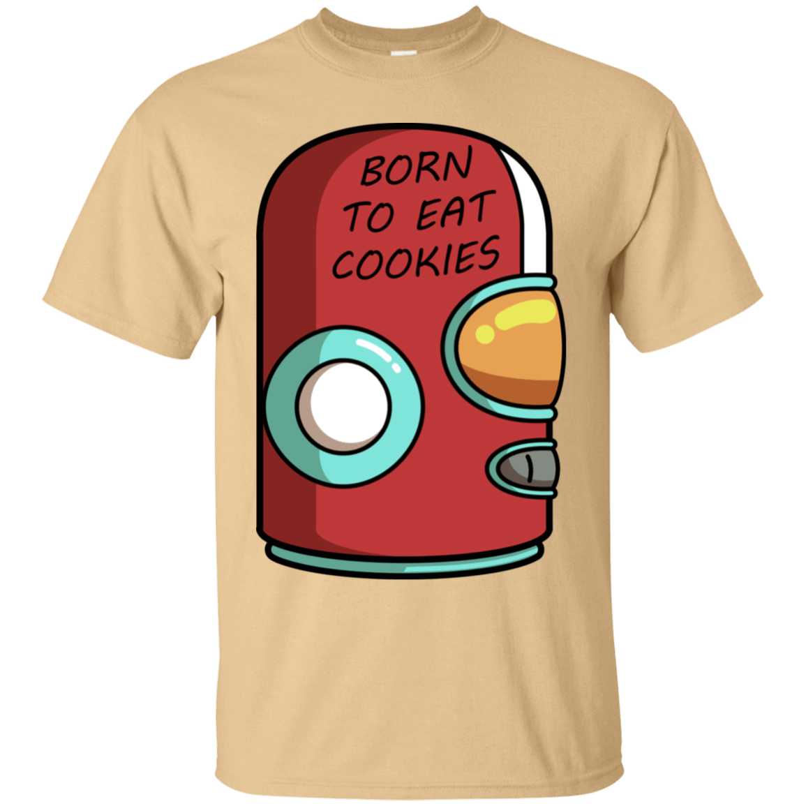 T-Shirts Vegas Gold / S Final Space Gary Born To Eat Cookies T-Shirt