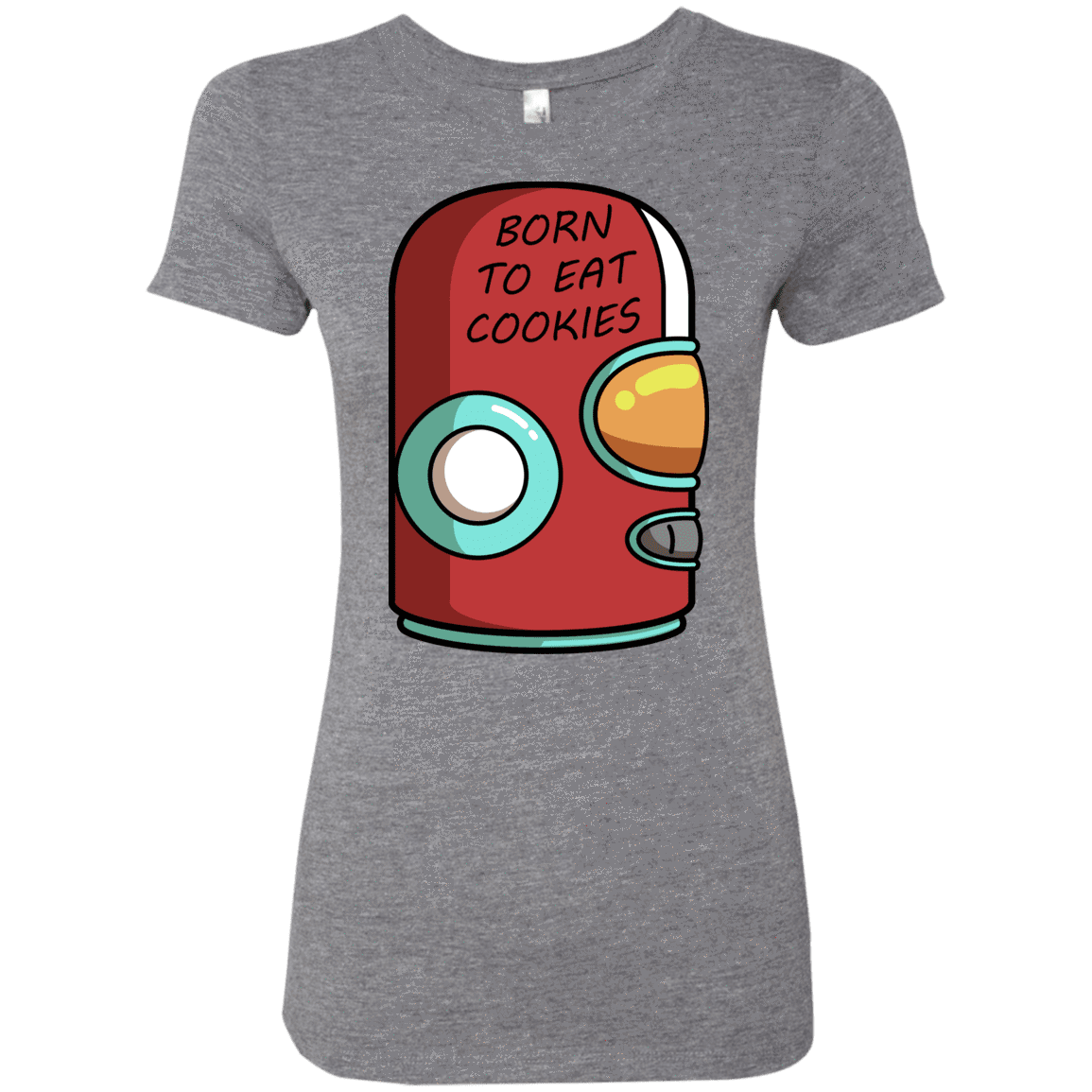 T-Shirts Premium Heather / S Final Space Gary Born To Eat Cookies Women's Triblend T-Shirt